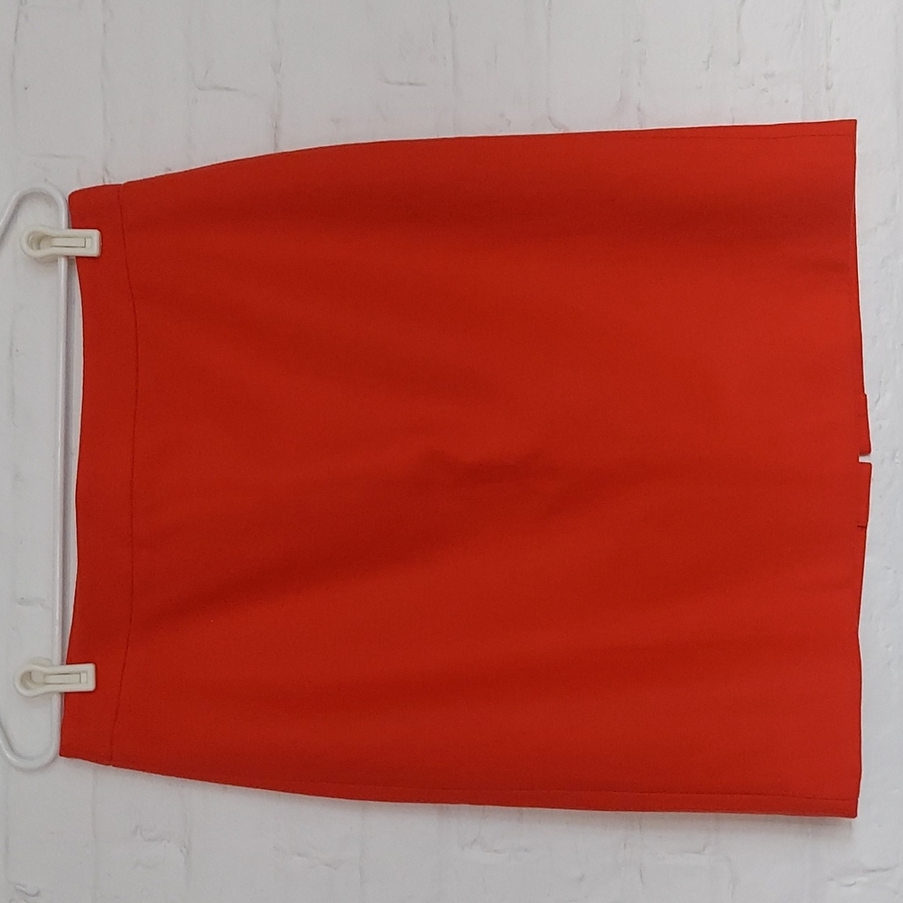 J. Crew Women's lined pencil skirt, size 10,orange